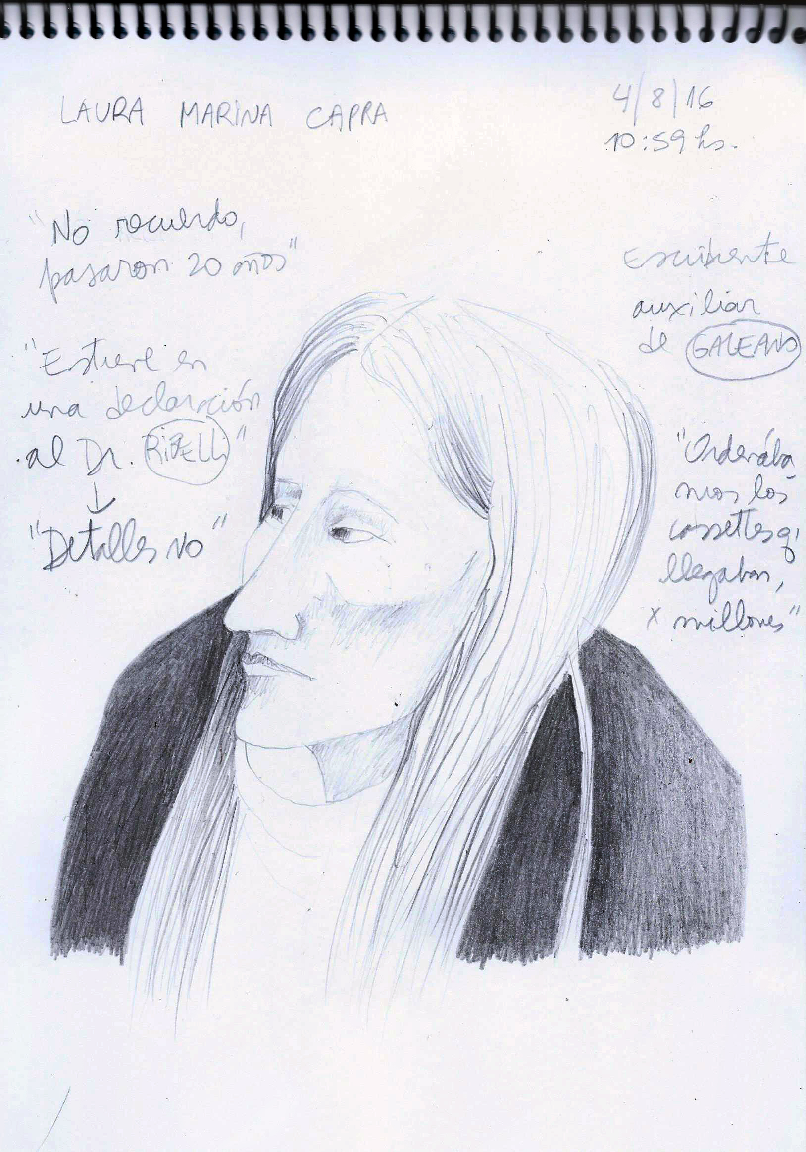 Laura Capra, testigo AMIA, Juicio encubrimiento